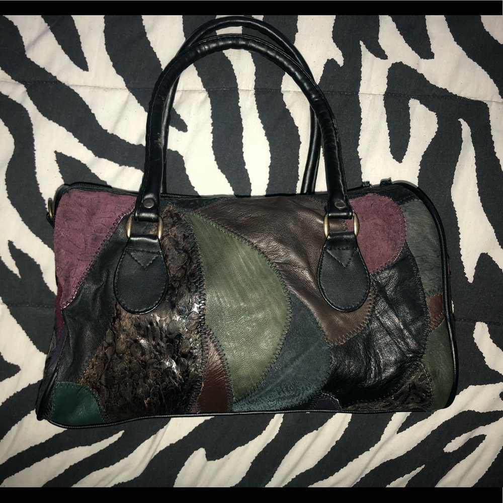 VINTAGE Patchwork Leather Purse